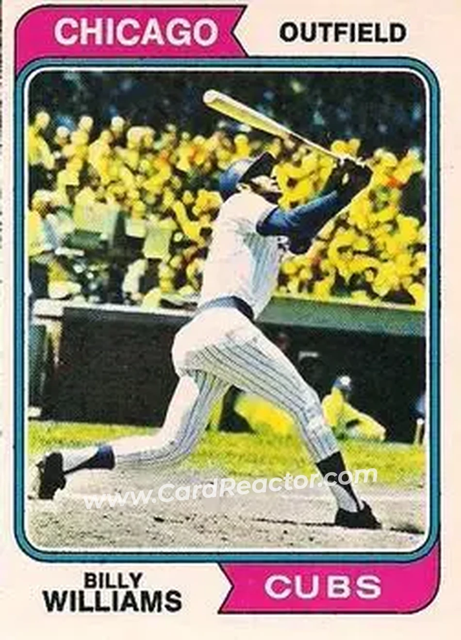 Front of Billy Williams