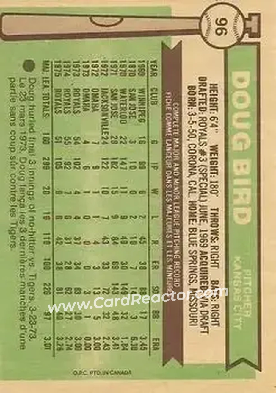Back of Doug Bird