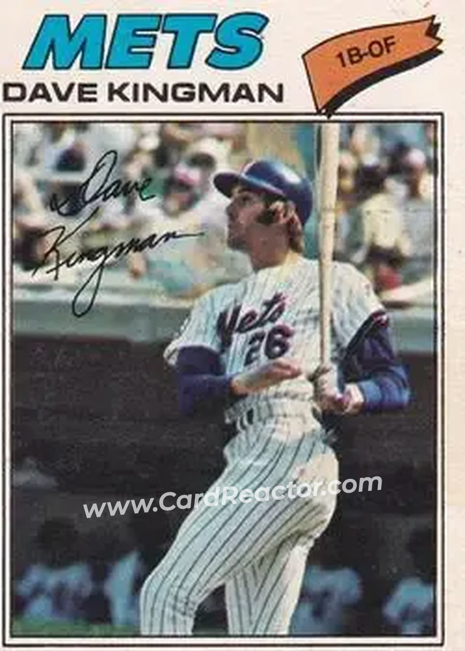 Front of Dave Kingman