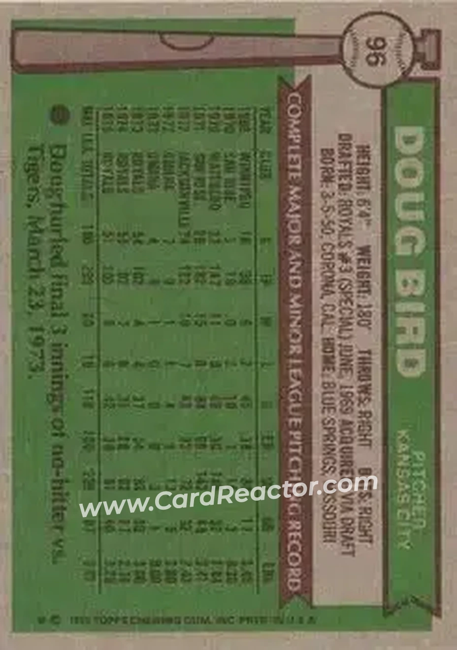 Back of Doug Bird
