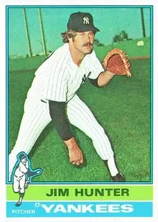 1976 Topps #100 Jim Hunter