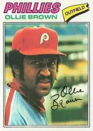 1977 Topps #84 Ollie Brown