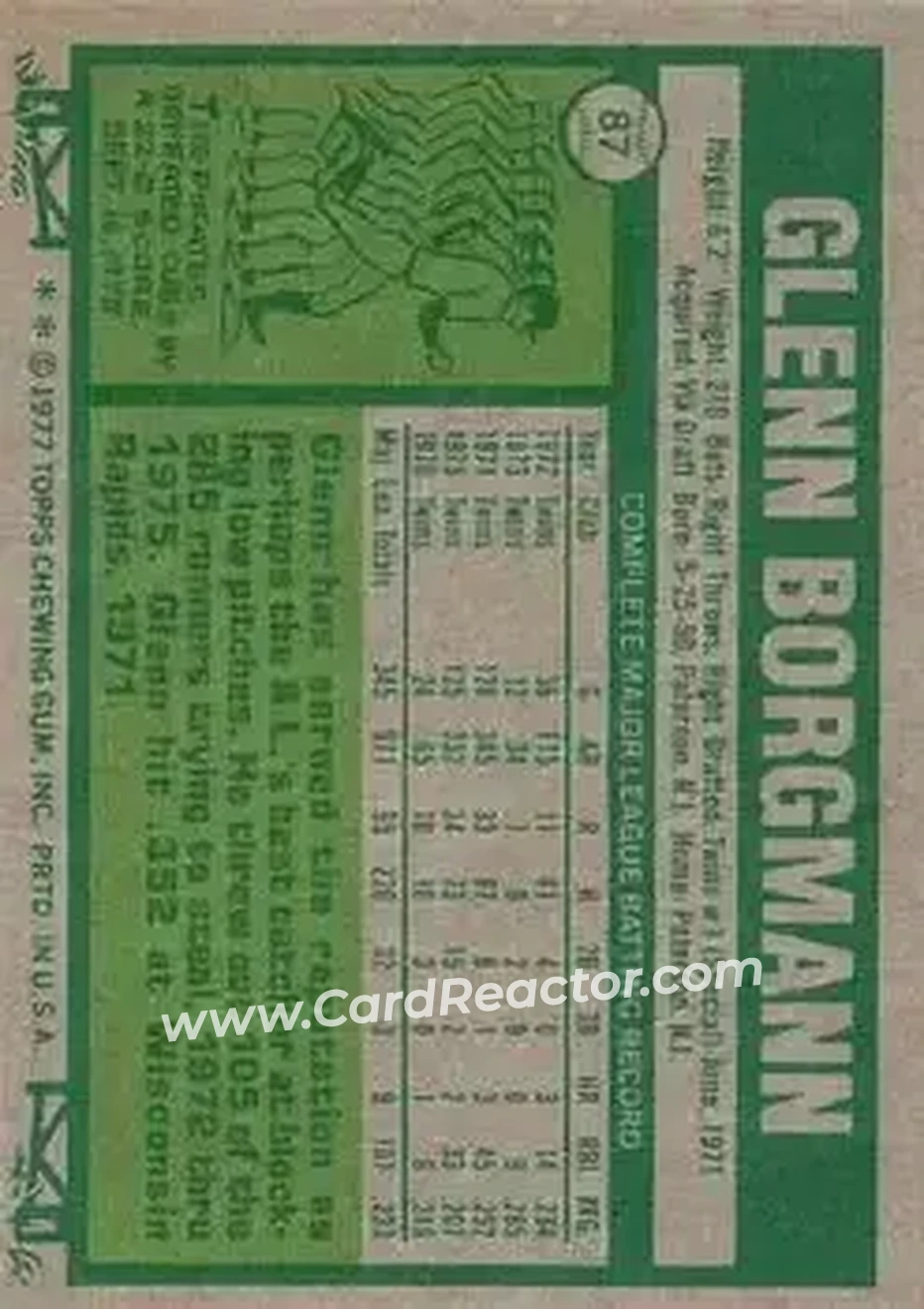 Back of Glenn Borgmann