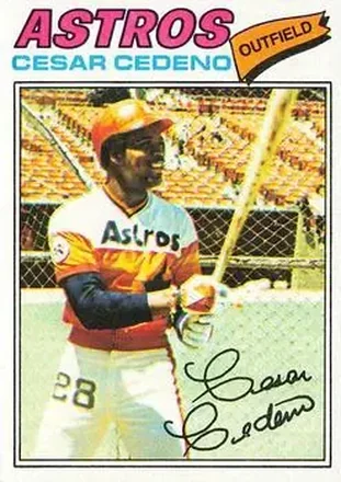 1977 Topps #90 Cesar Cedeno