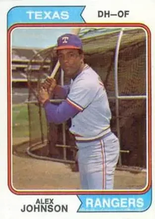 1974 Topps #107 Alex Johnson