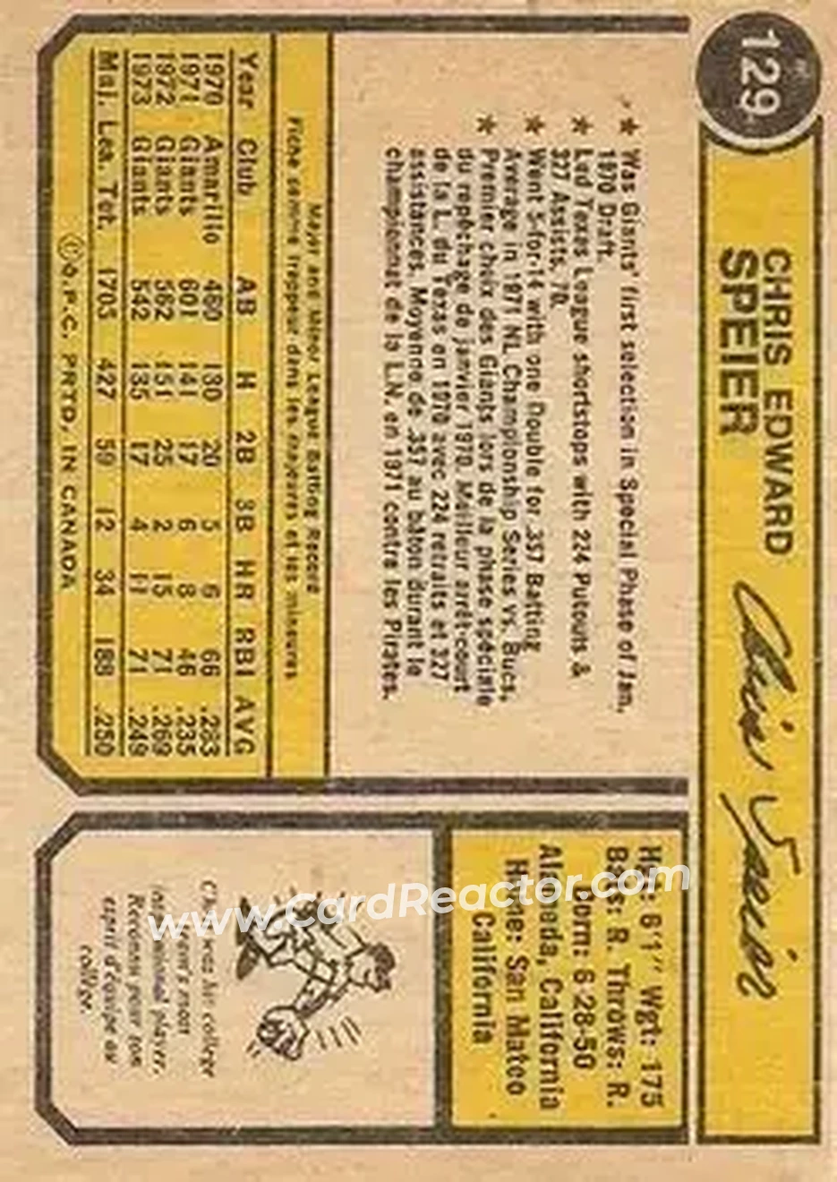 Back of Chris Speier