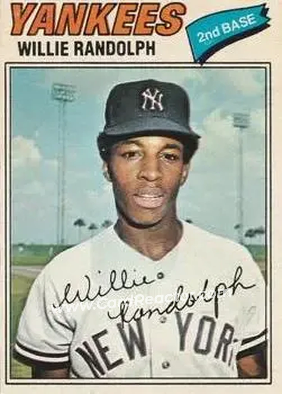 Front of Willie Randolph