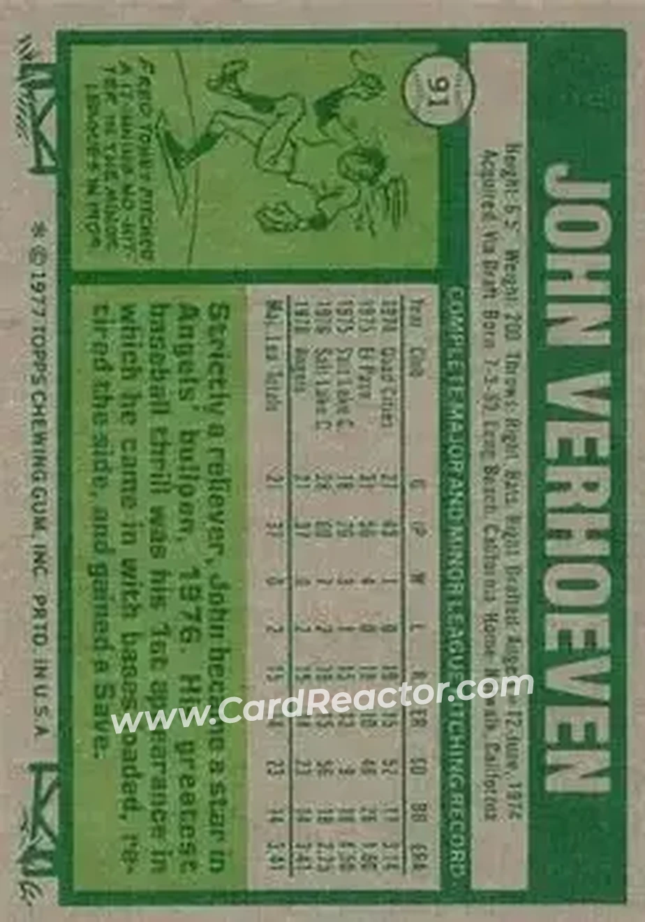 Back of John Verhoeven