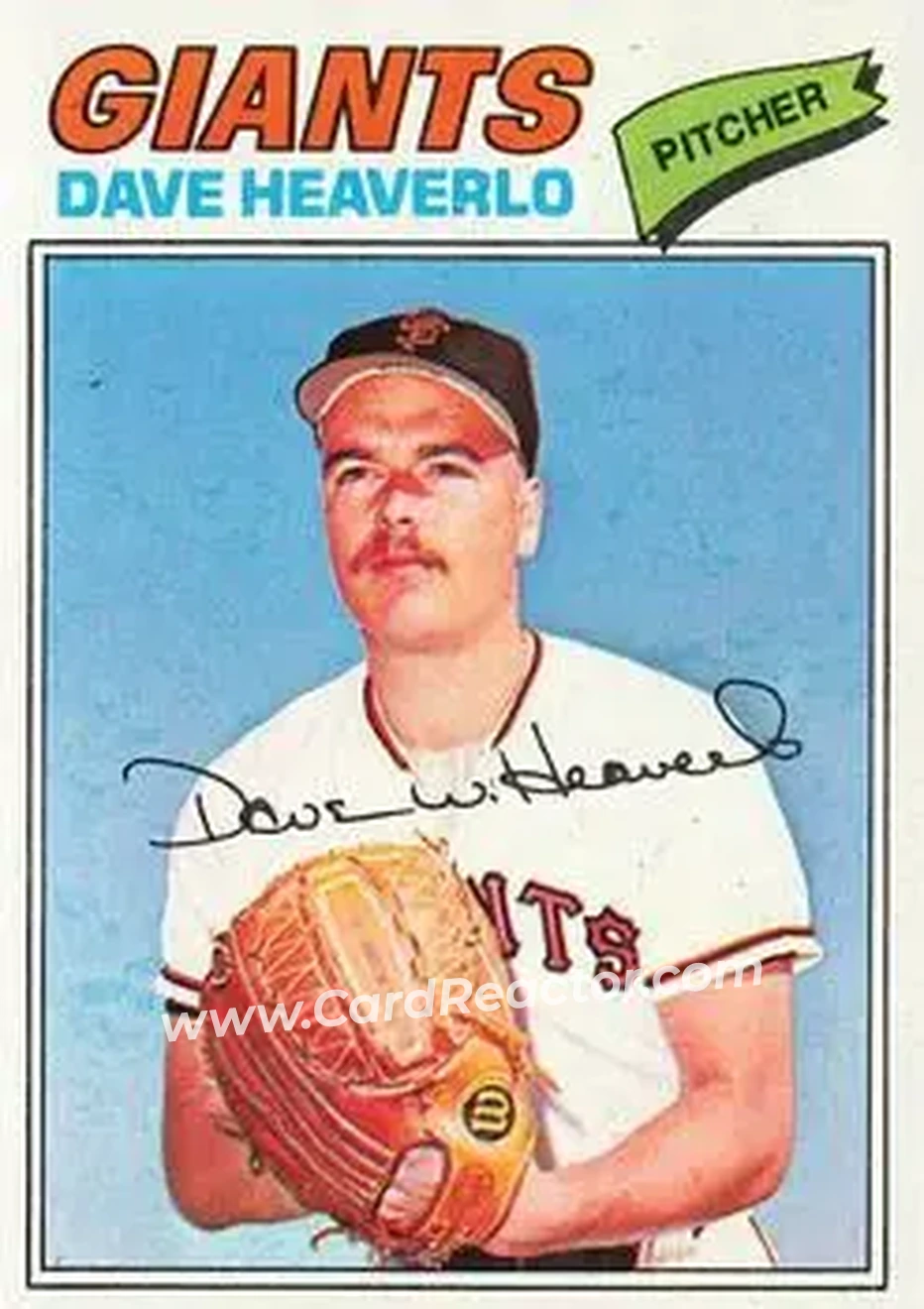 Front of Dave Heaverlo