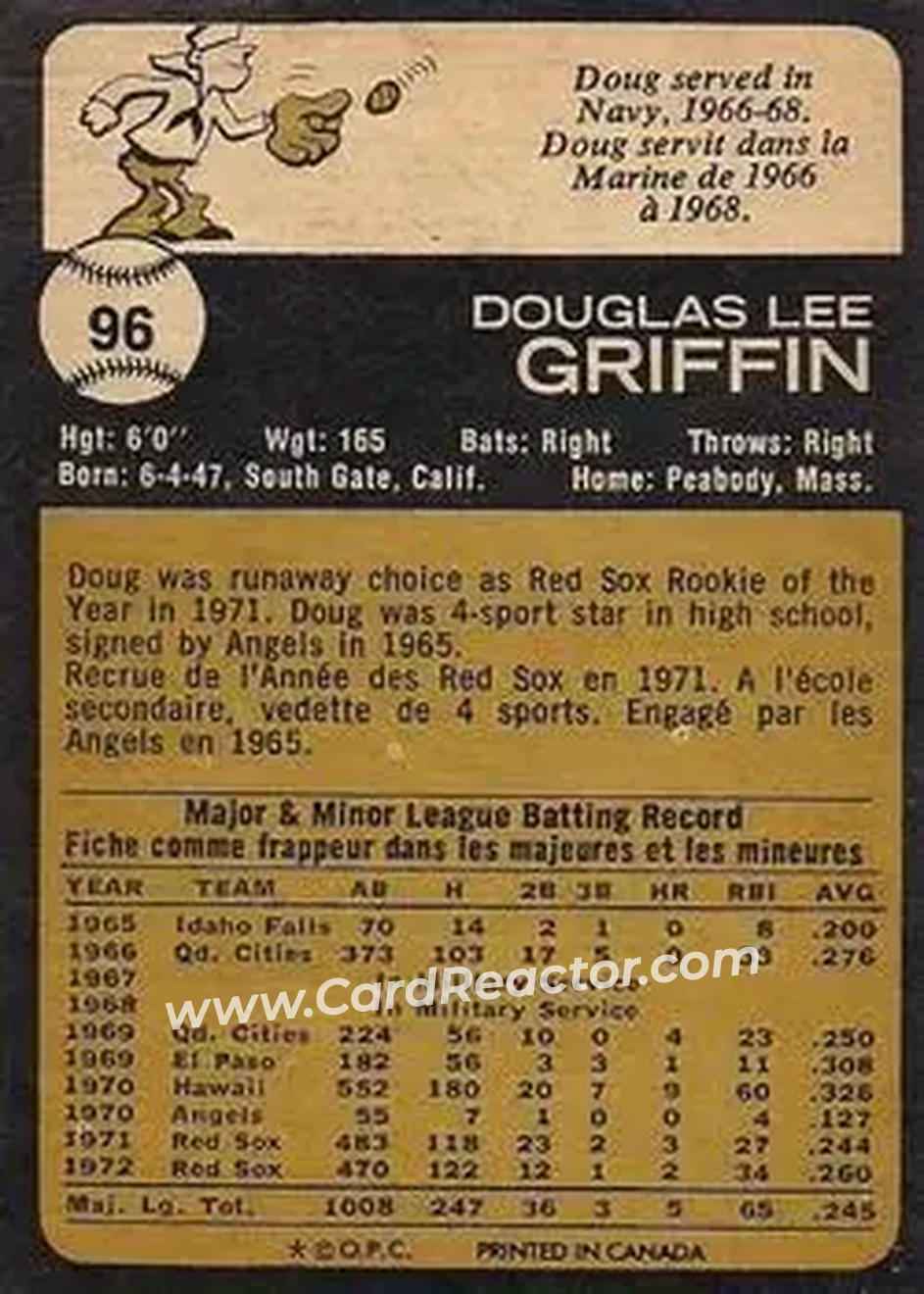 Back of Doug Griffin