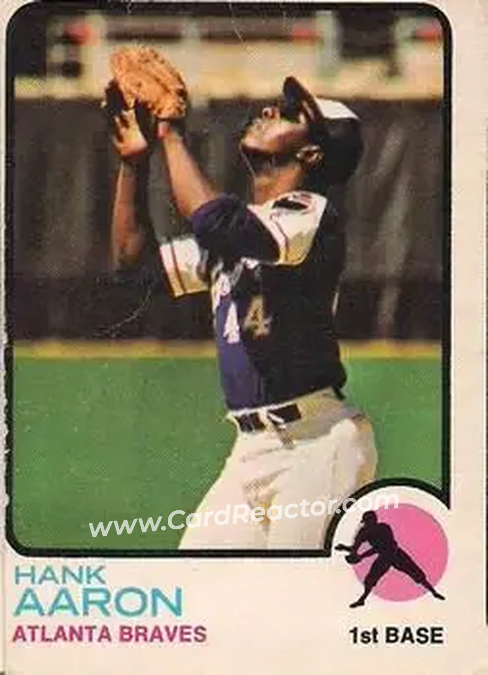Front of Hank Aaron