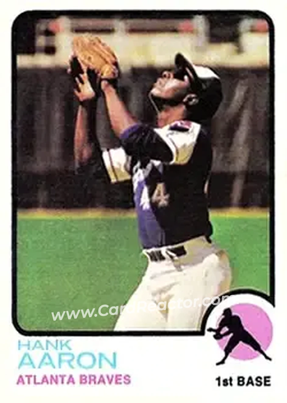 Front of Hank Aaron