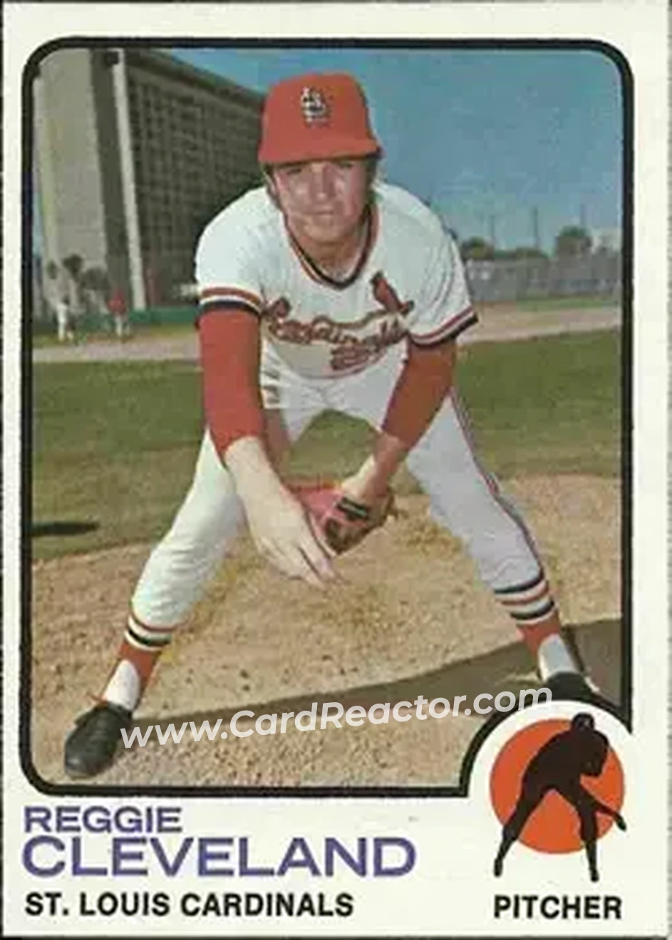 Front of Reggie Cleveland
