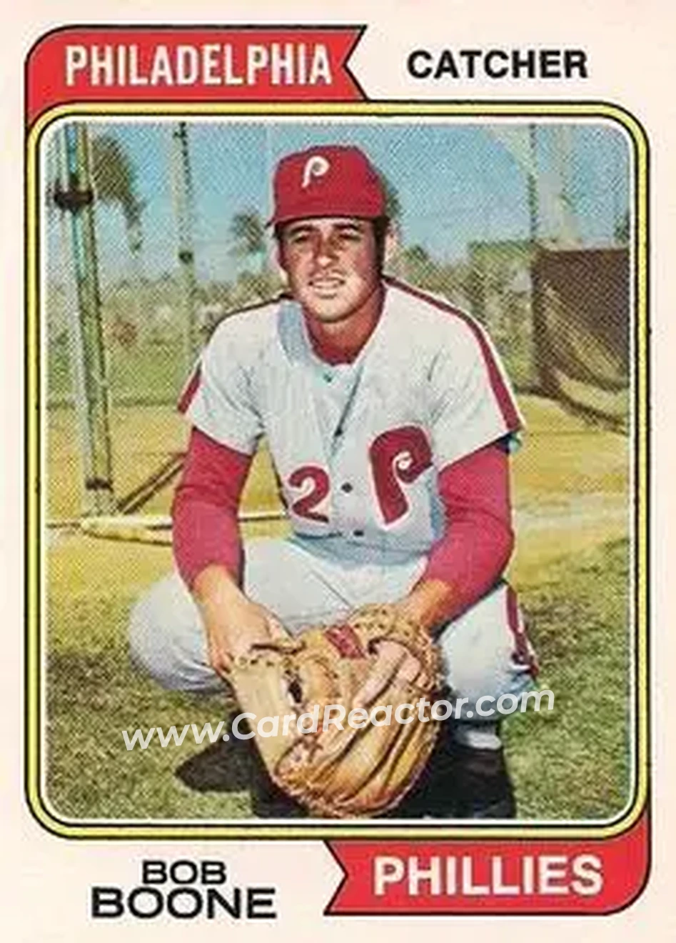Front of Bob Boone