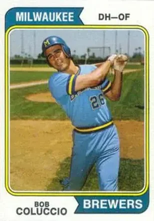 1974 Topps #124 Bob Coluccio