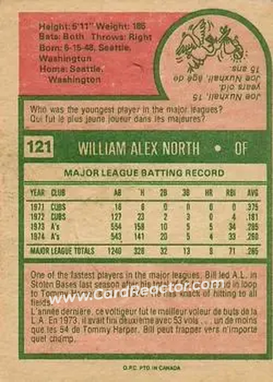 Back of Bill North