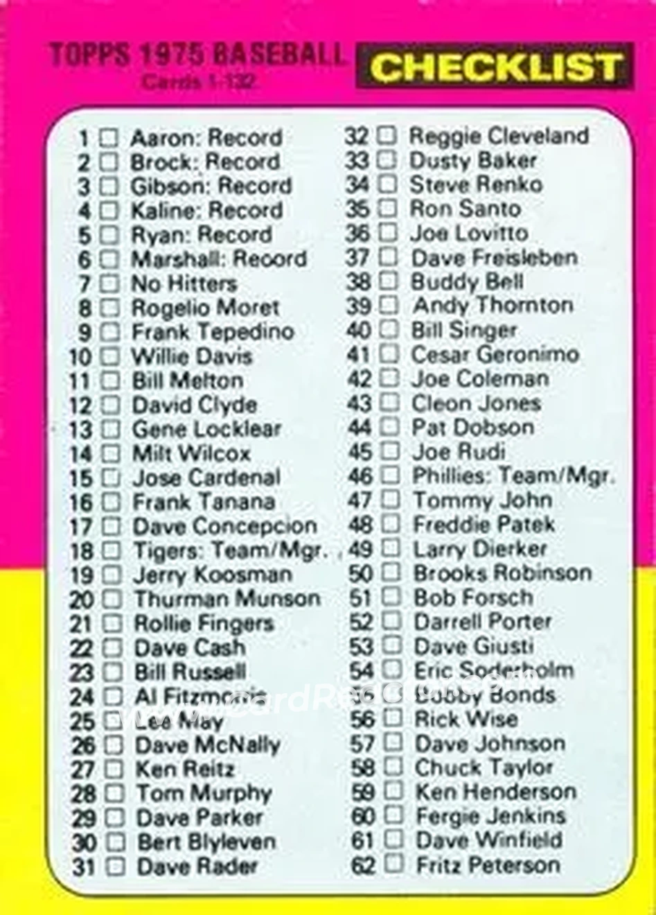 Front of Card #126