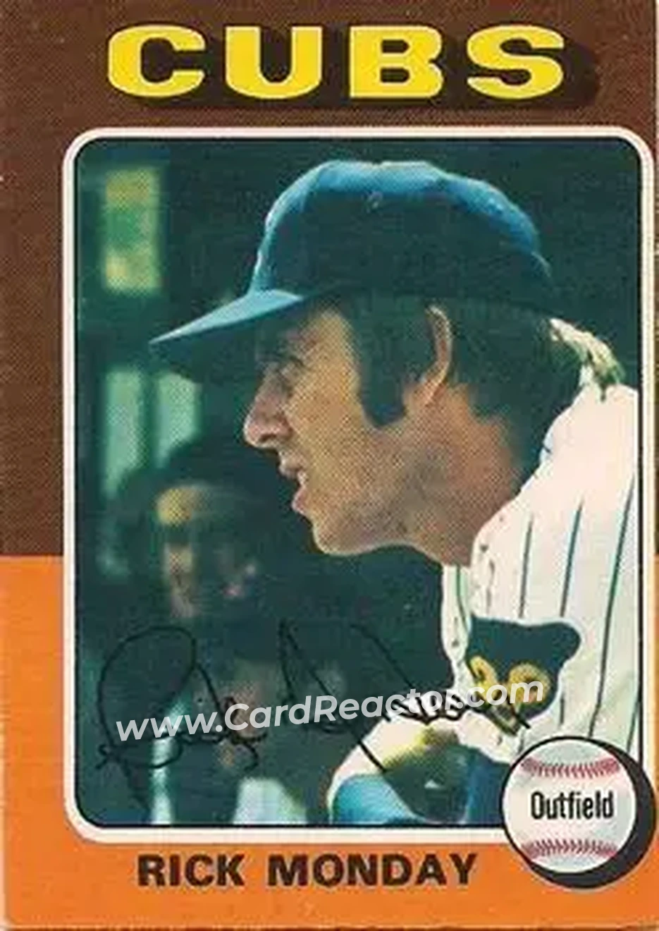 Front of Rick Monday