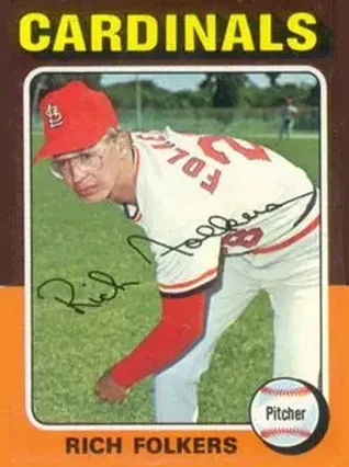 1975 Topps #98 Rich Folkers