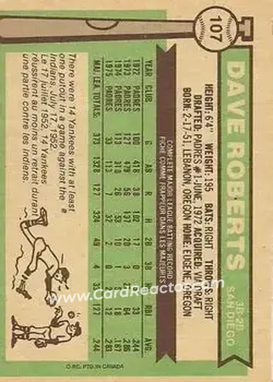 Back of Dave Roberts