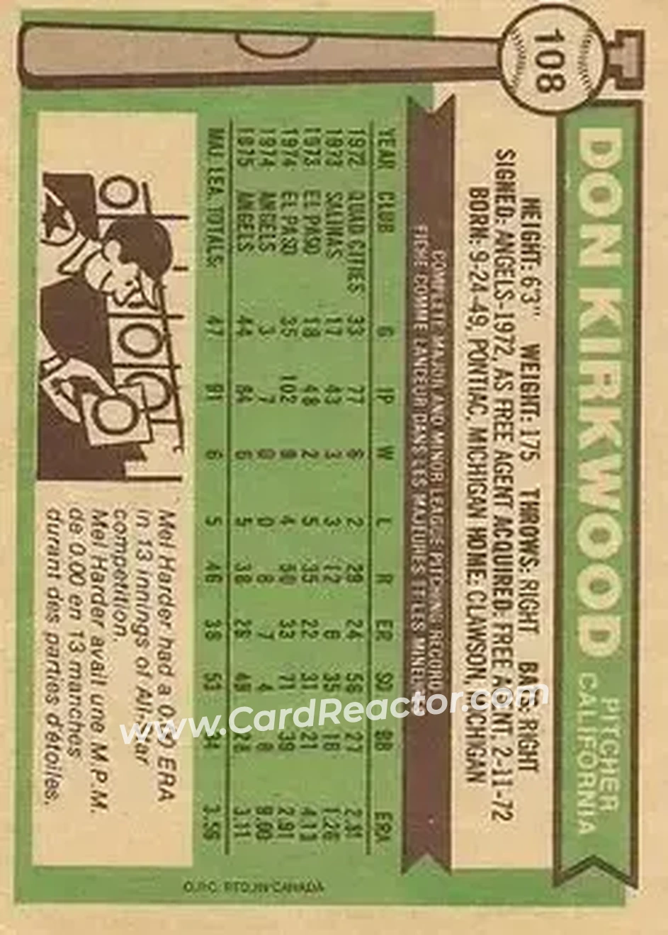 Back of Don Kirkwood