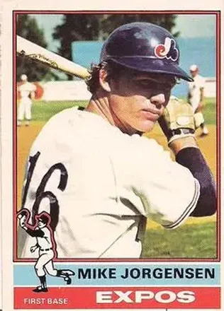 1976 O-Pee-Chee #117 Mike Jorgensen