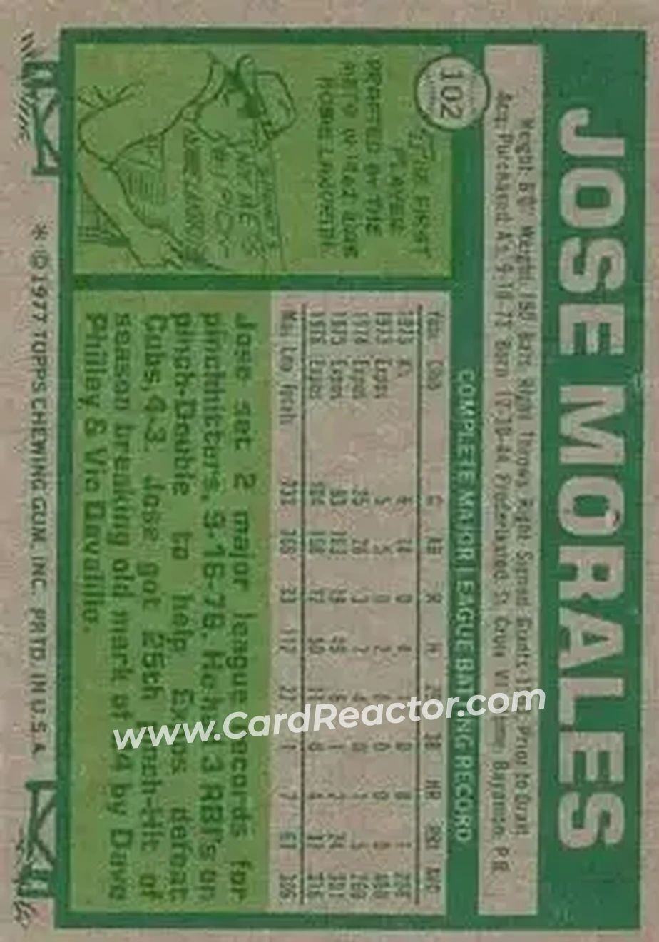 Back of Jose Morales