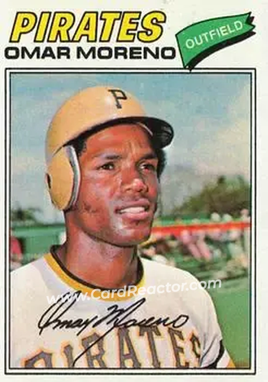 Front of Omar Moreno