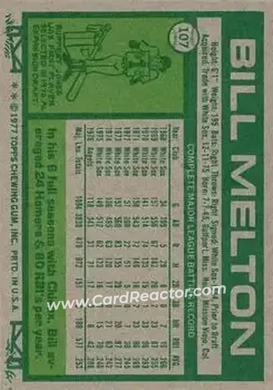 Back of Bill Melton