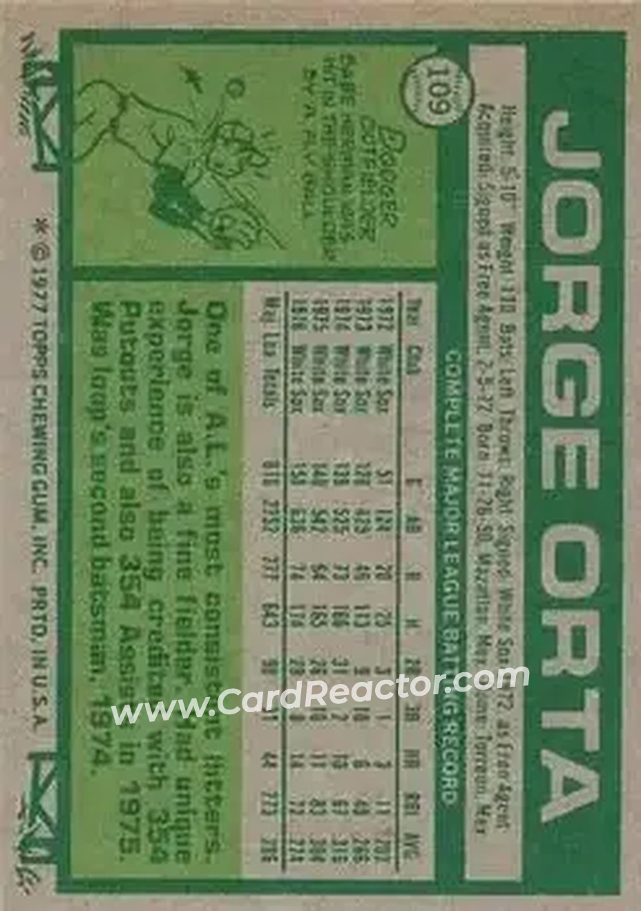 Back of Jorge Orta