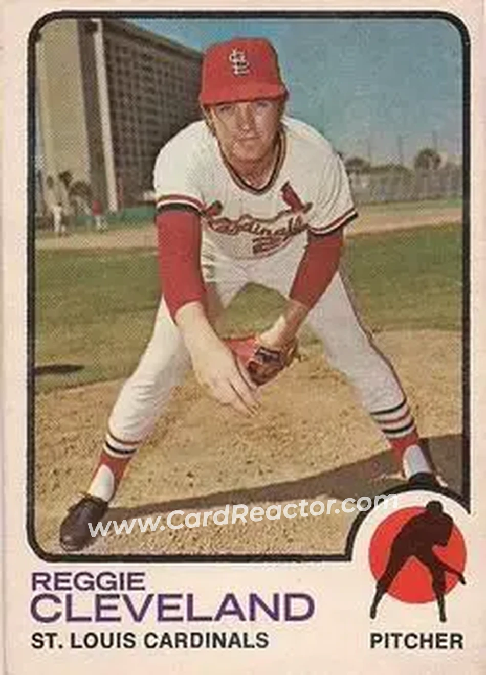 Front of Reggie Cleveland