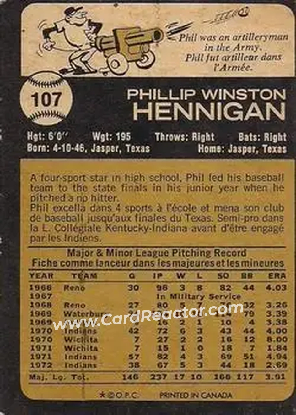 Back of Phil Hennigan