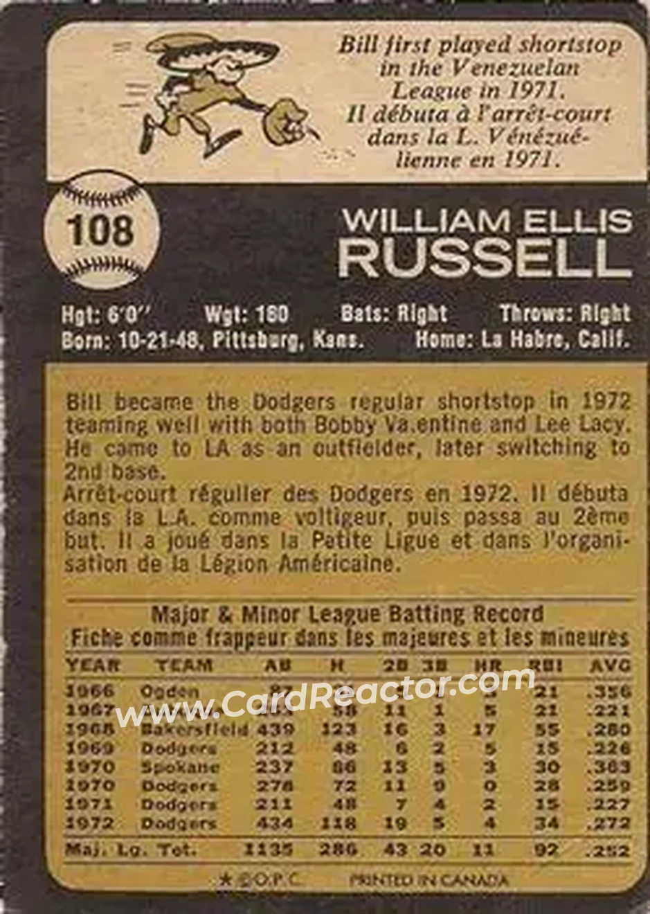 Back of Bill Russell