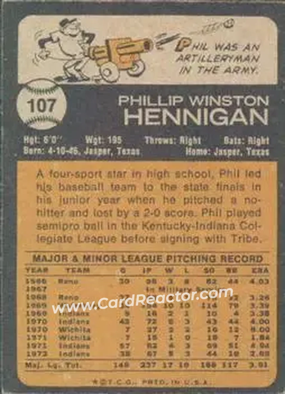 Back of Phil Hennigan