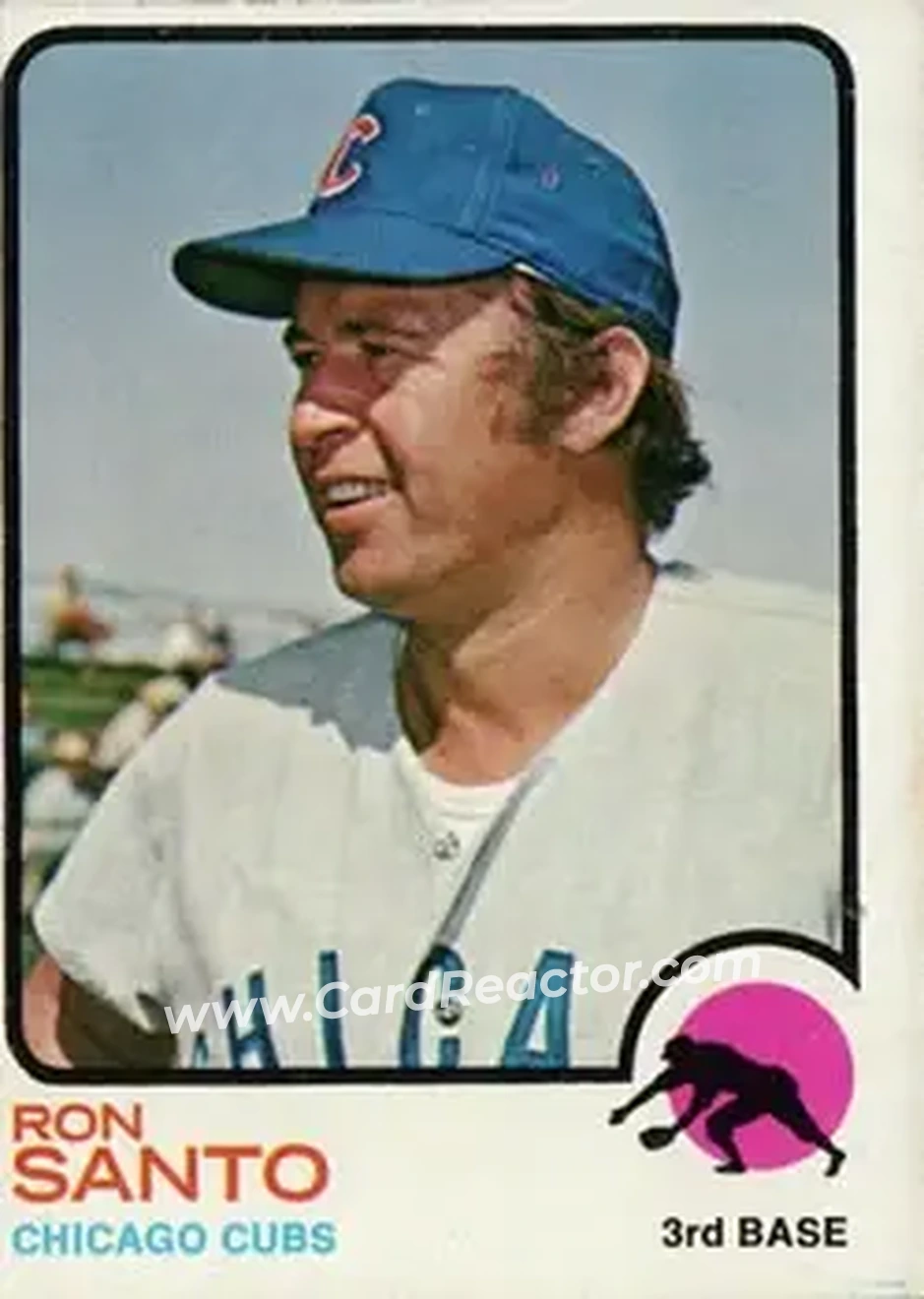 Front of Ron Santo