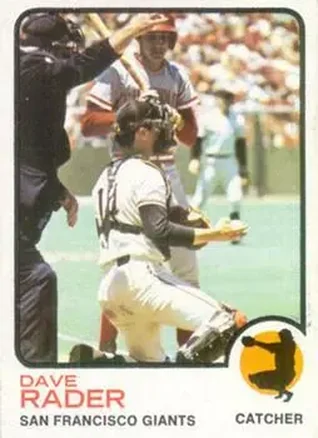 1973 Topps #121 Dave Rader