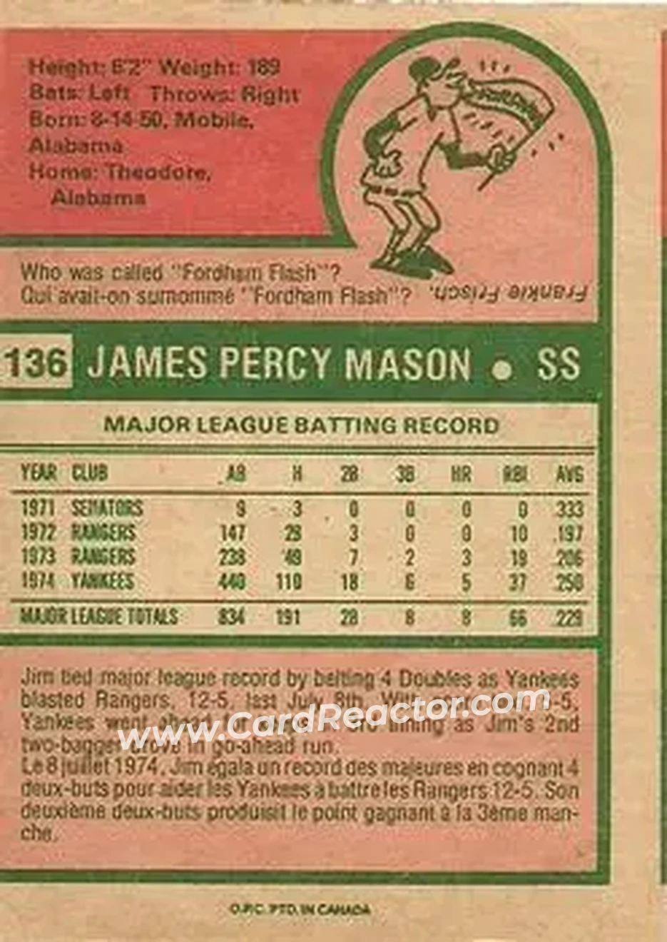 Back of Jim Mason
