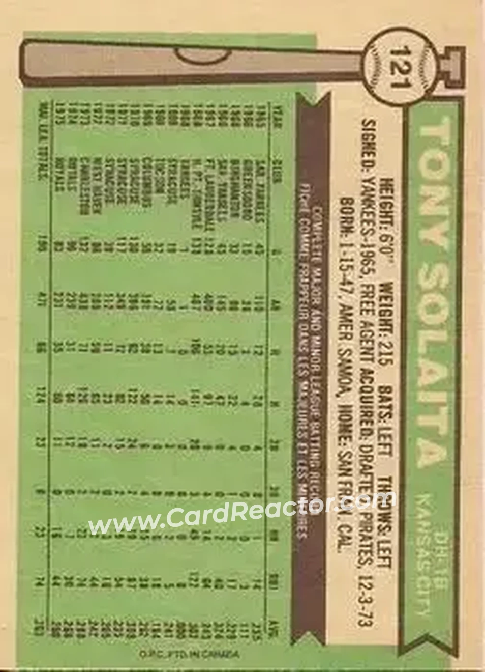 Back of Tony Solaita