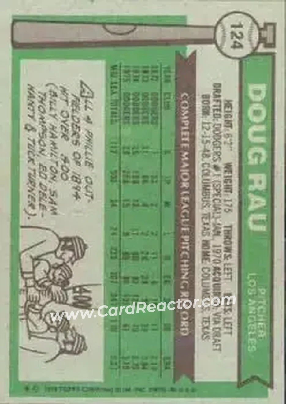 Back of Doug Rau