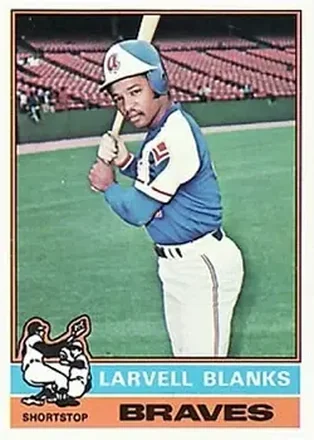 1976 Topps #127 Larvell Blanks