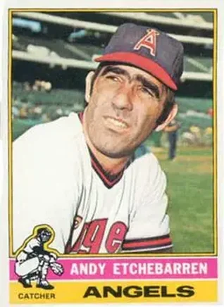 1976 Topps #129 Andy Etchebarren