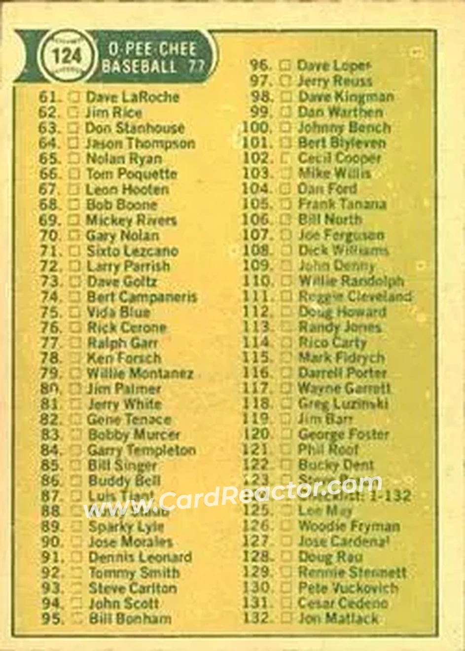 Back of Card #124