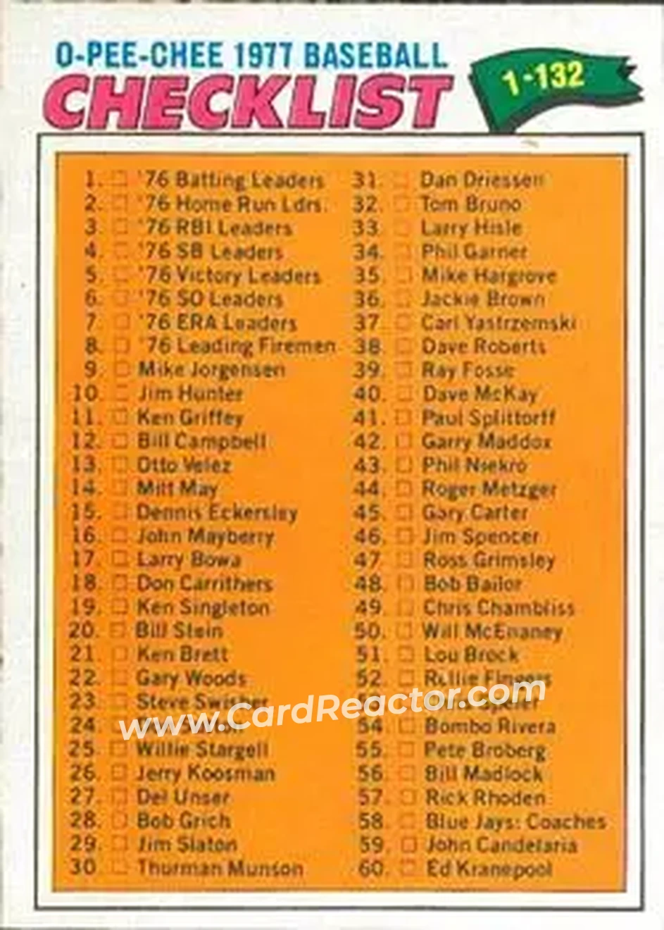Front of Card #124