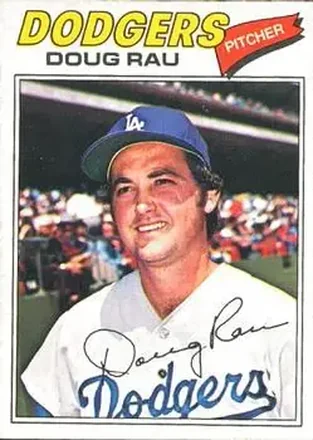 1977 O-Pee-Chee #128 Doug Rau