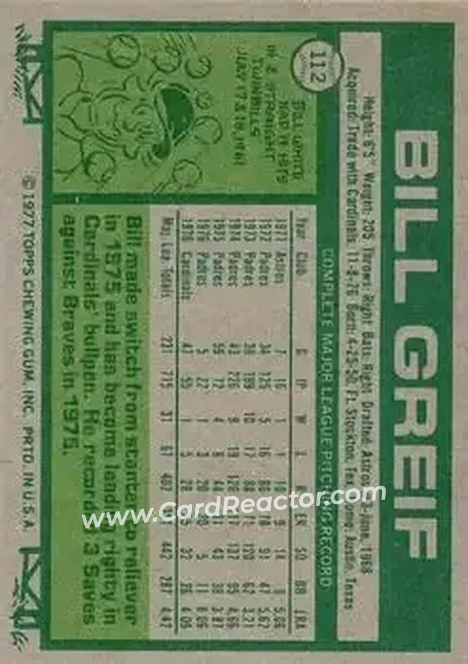Back of Bill Greif