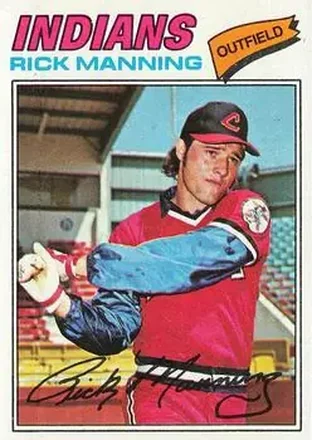 1977 Topps #115 Rick Manning