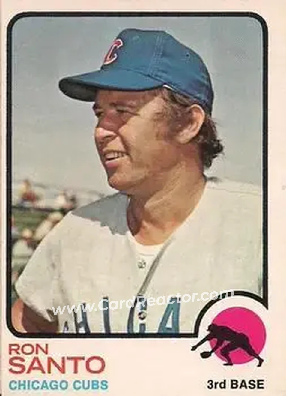 Front of Ron Santo