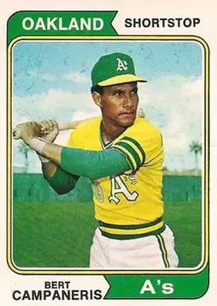 1974 O-Pee-Chee #155 Bert Campaneris