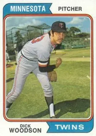 1974 Topps #143 Dick Woodson