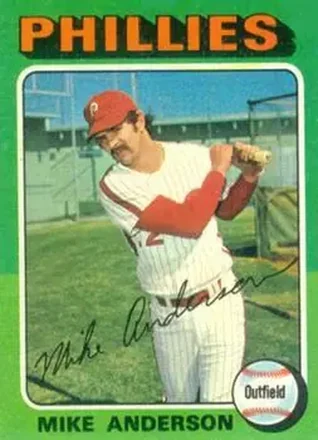 1975 Topps #118 Mike Anderson
